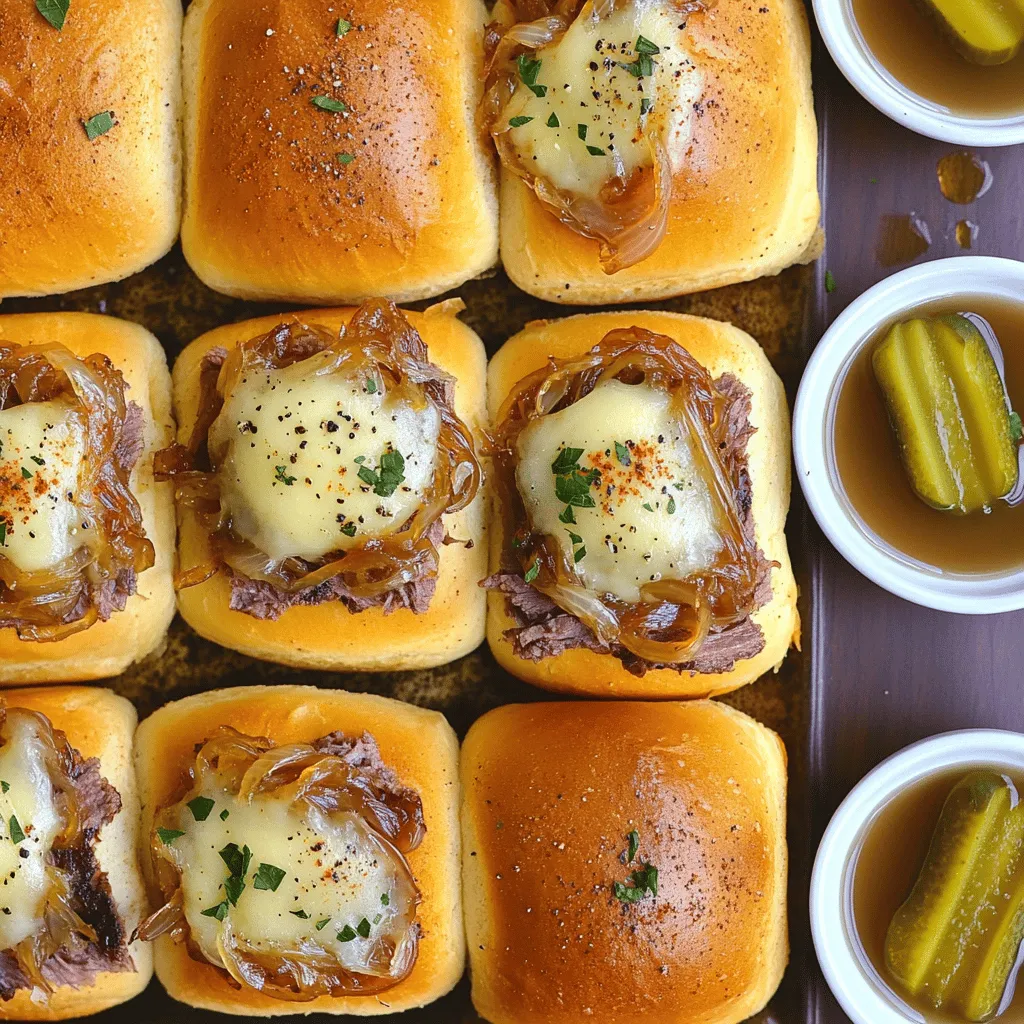 French Dip Sliders Tasty and Easy Recipe Guide