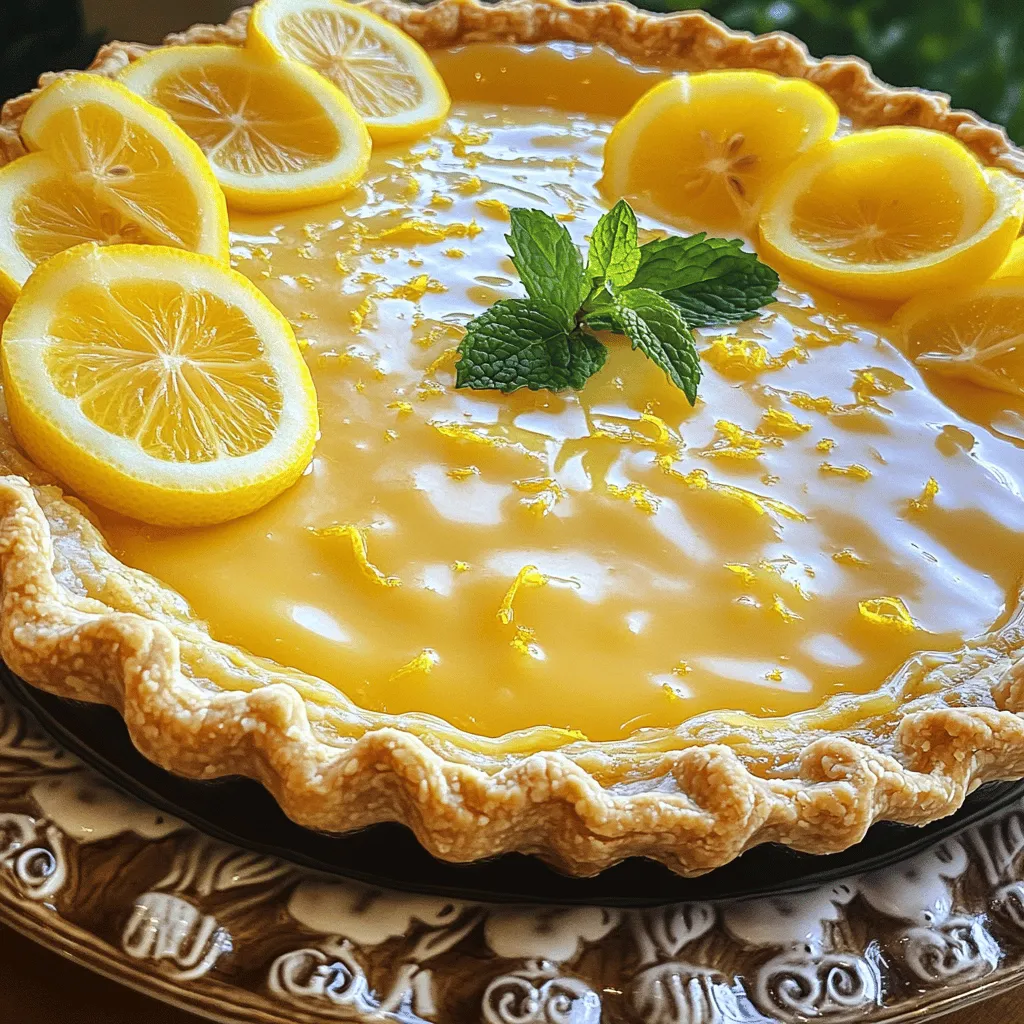 The magic of a lemon chess pie lies in its simple yet essential ingredients. First, you need granulated sugar. It gives the pie its sweet taste. Next, cornmeal and flour help thicken the filling. A little salt balances the sweetness.