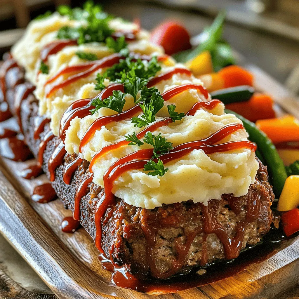 To make a frosted meatloaf, you need simple yet tasty ingredients. The key components include one pound of ground beef and one pound of ground pork. This mix gives the meatloaf a rich flavor and nice texture.