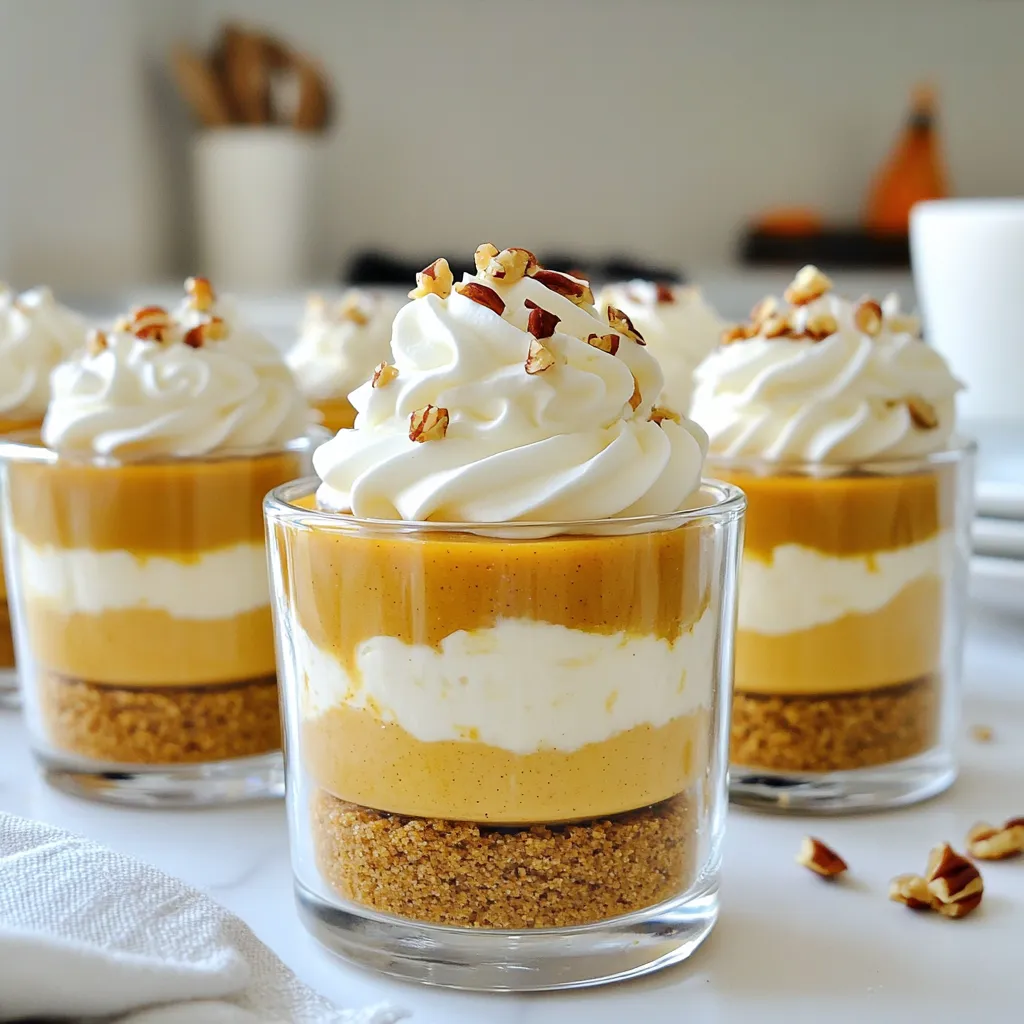 No Bake Pumpkin Cheesecake Cups Easy and Delicious Treat