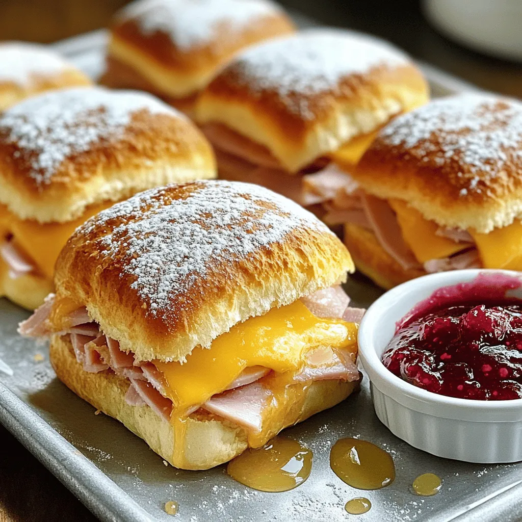 Savory Monte Cristo Sliders Easy Party Treats