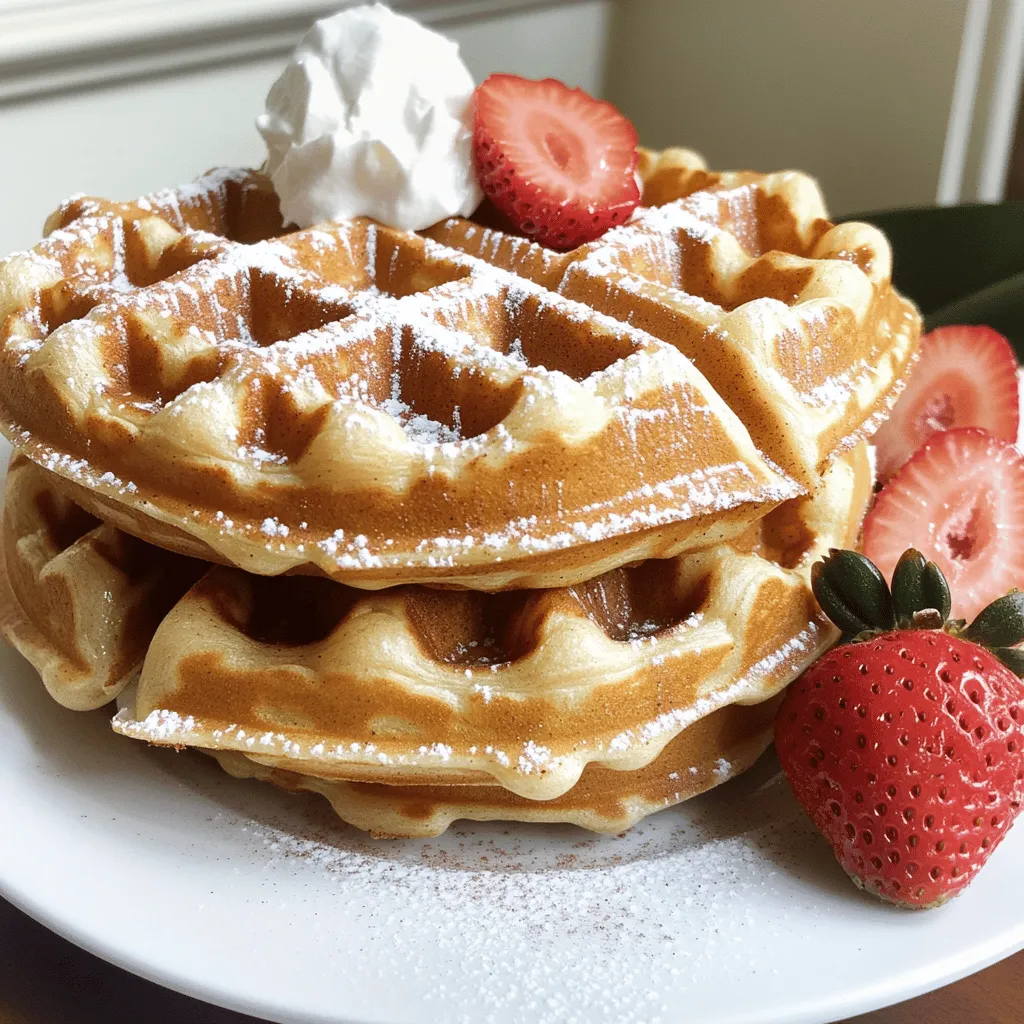 Cinnamon Roll Waffles Cozy and Delicious Breakfast Treat