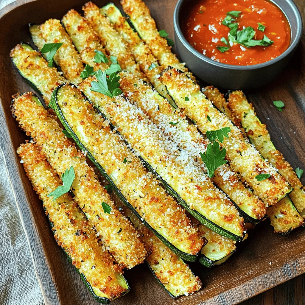 Air Fryer Parmesan Zucchini Fries Crispy and Easy Treat