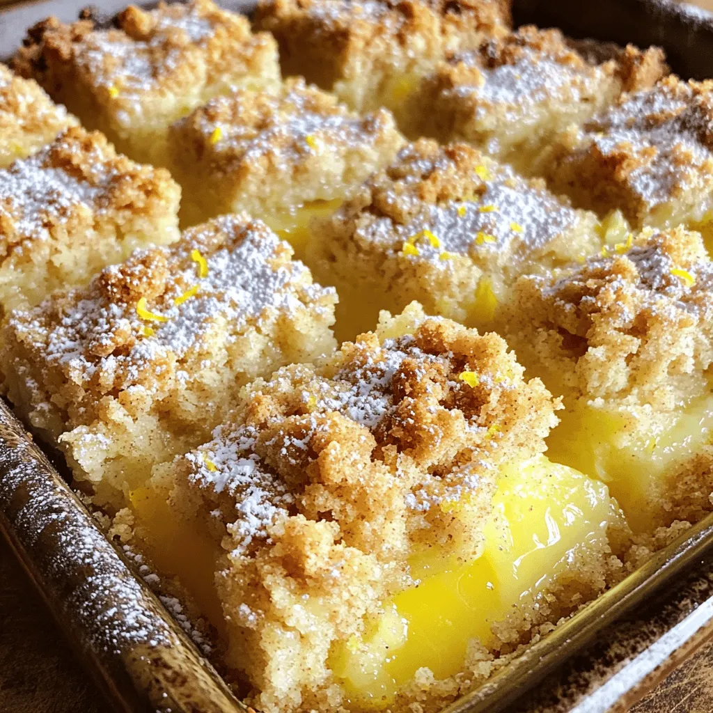 Lemon Crumb Bars Tasty and Easy Dessert Recipe