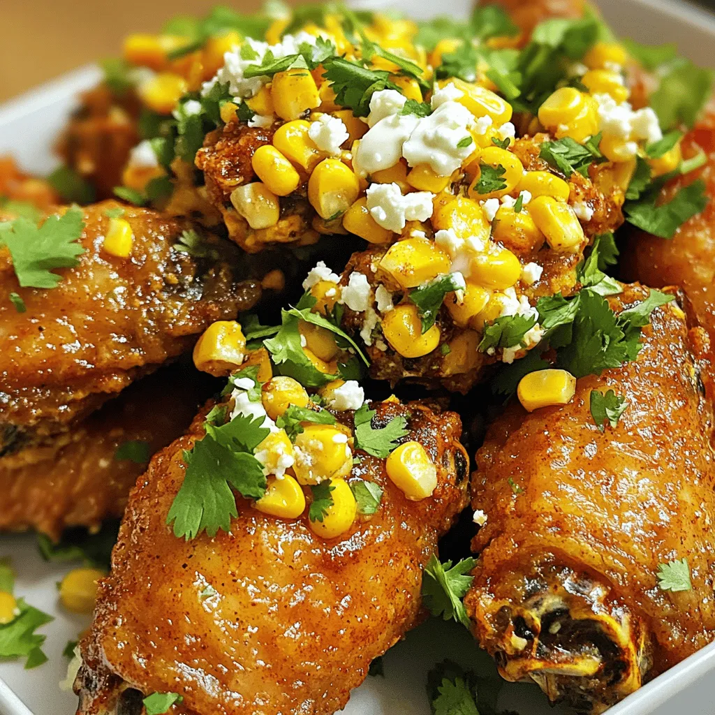 Air Fryer Street Corn Wings Flavorful and Easy Recipe
