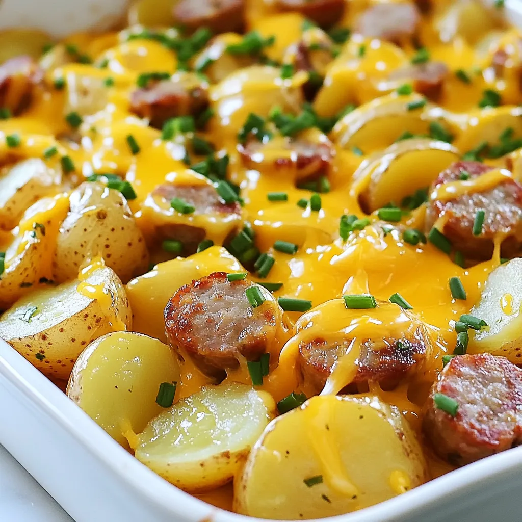 Cheesy Ranch Potatoes and Smoked Sausage Delight