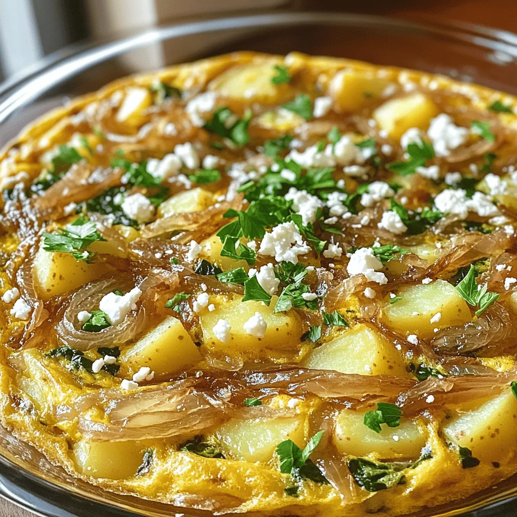 Caramelized Onion Potato Frittata Flavorful Delight