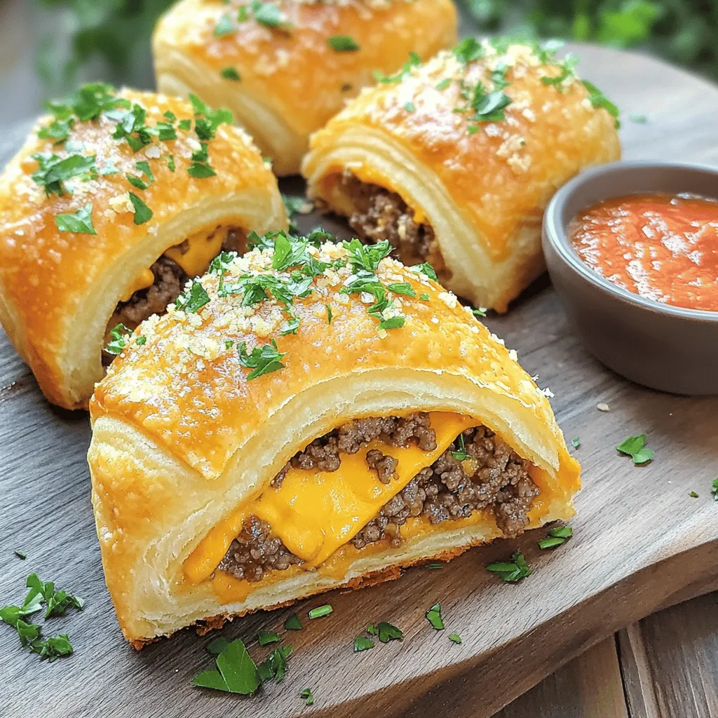 Garlic Parmesan Cheeseburger Bombs Tasty Crowd-Pleaser