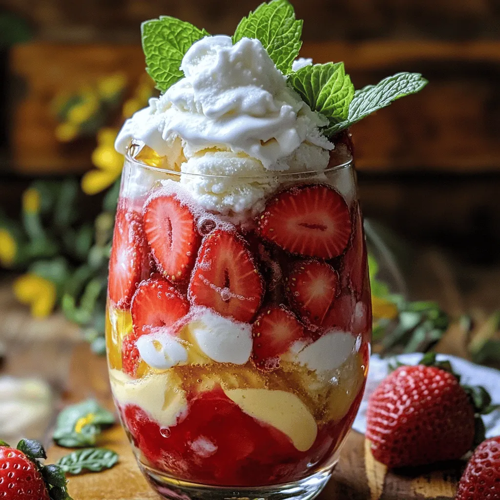 Easy Strawberry Patch Float Simple and Refreshing Drink