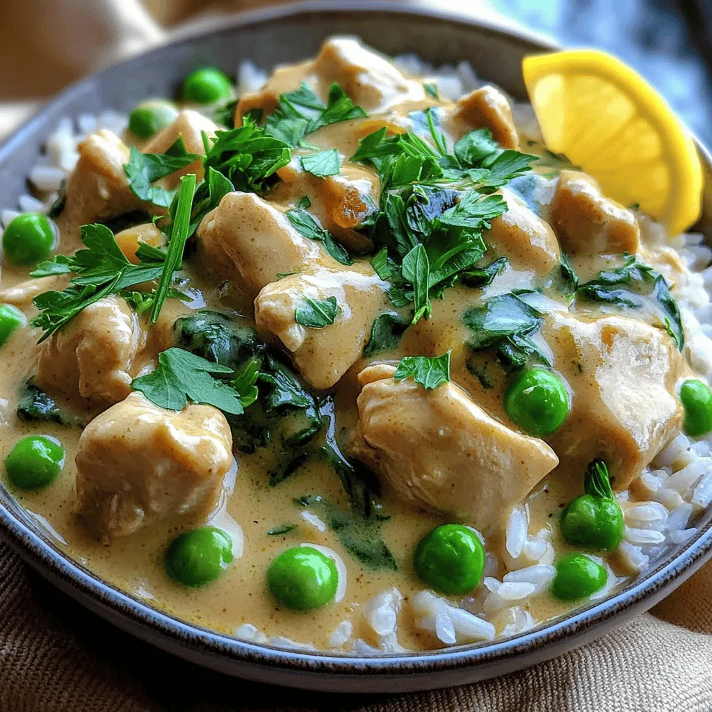 To make creamy chicken and rice, you need some key ingredients. Here’s a simple list: