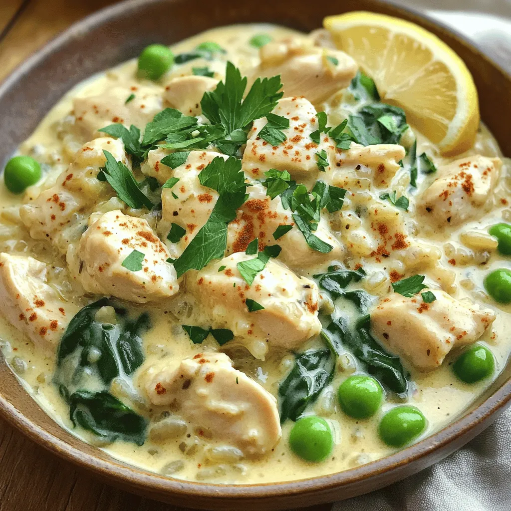 Creamy Chicken and Rice Tasty and Simple Recipe