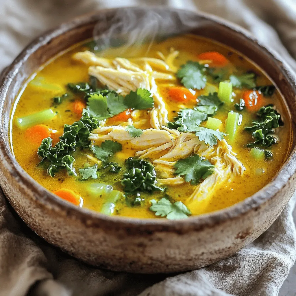 Soothing Turmeric Chicken Soup for Inflammation Relief