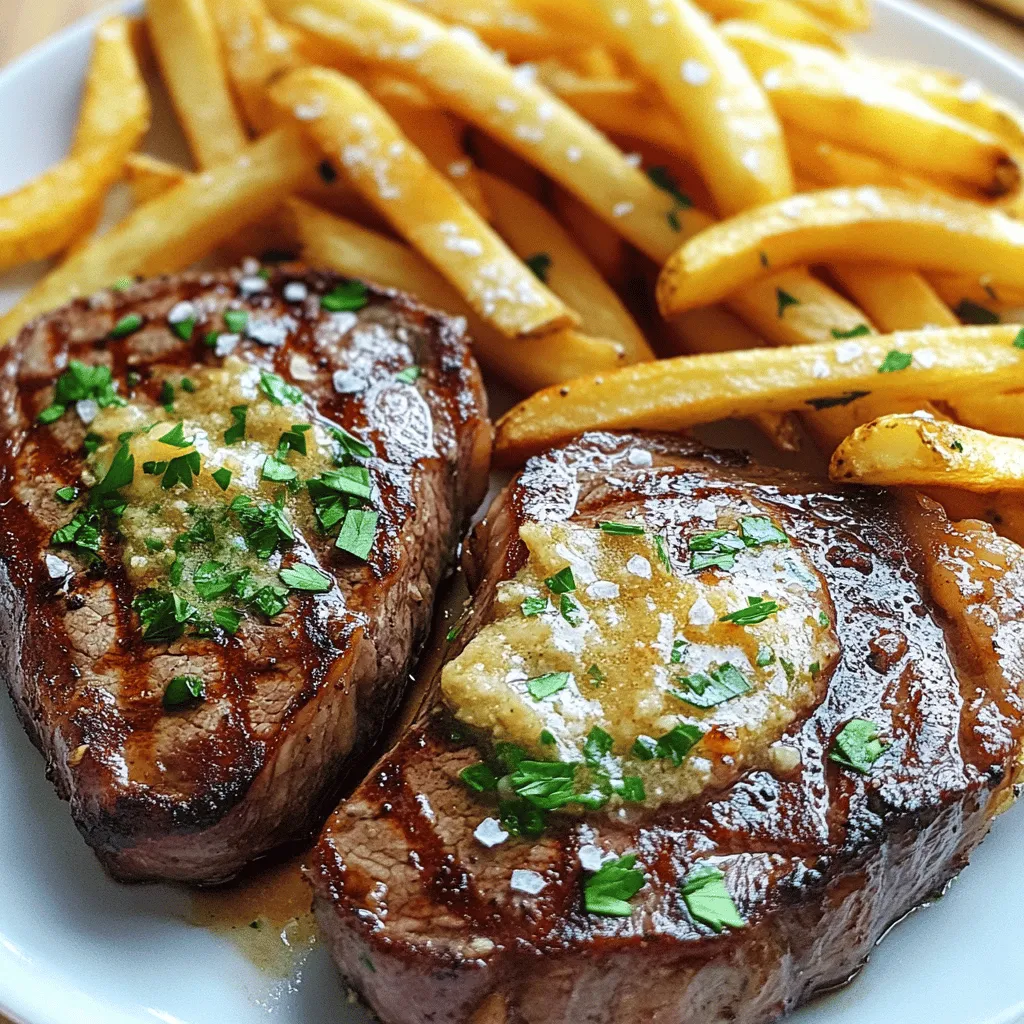 Making a steak frites recipe is simple and fun. You only need a few steps to create this classic dish.