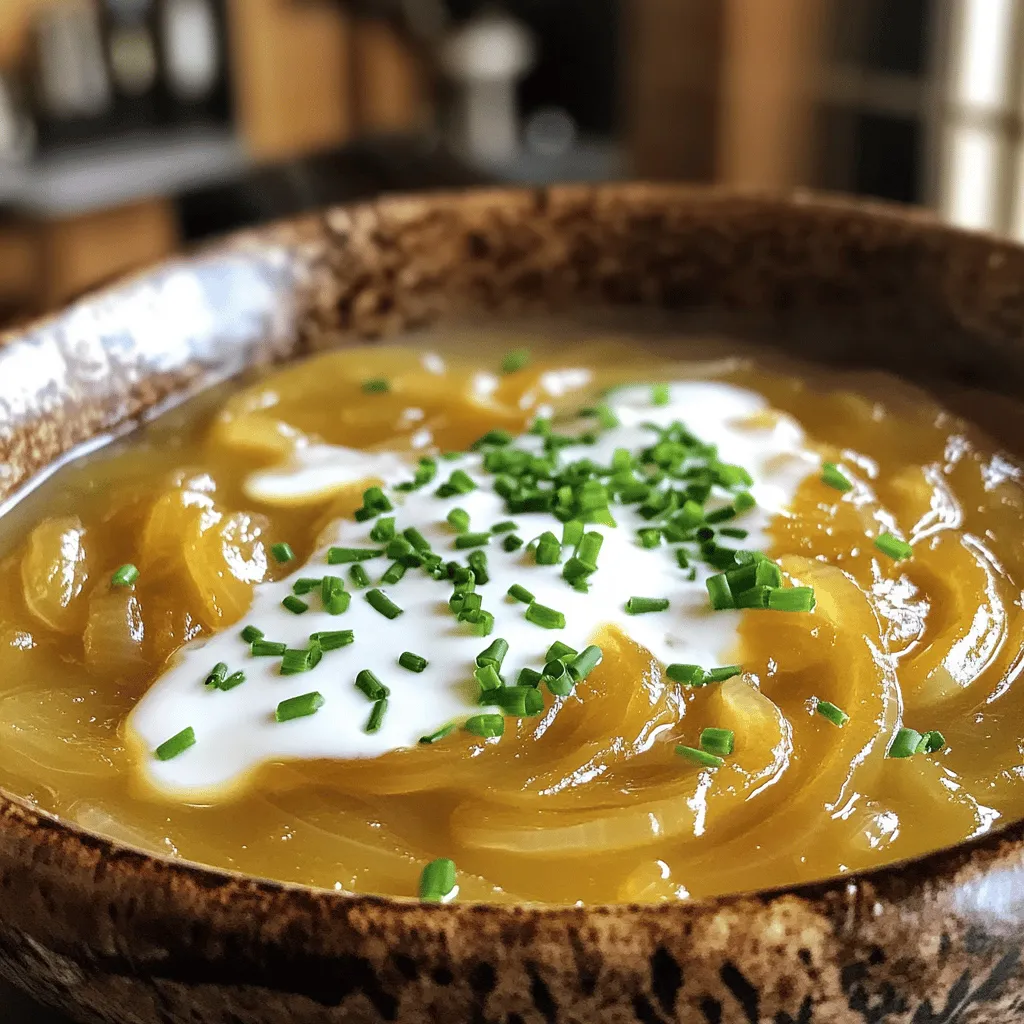Cream of Onion Soup Simple and Flavorful Recipe
