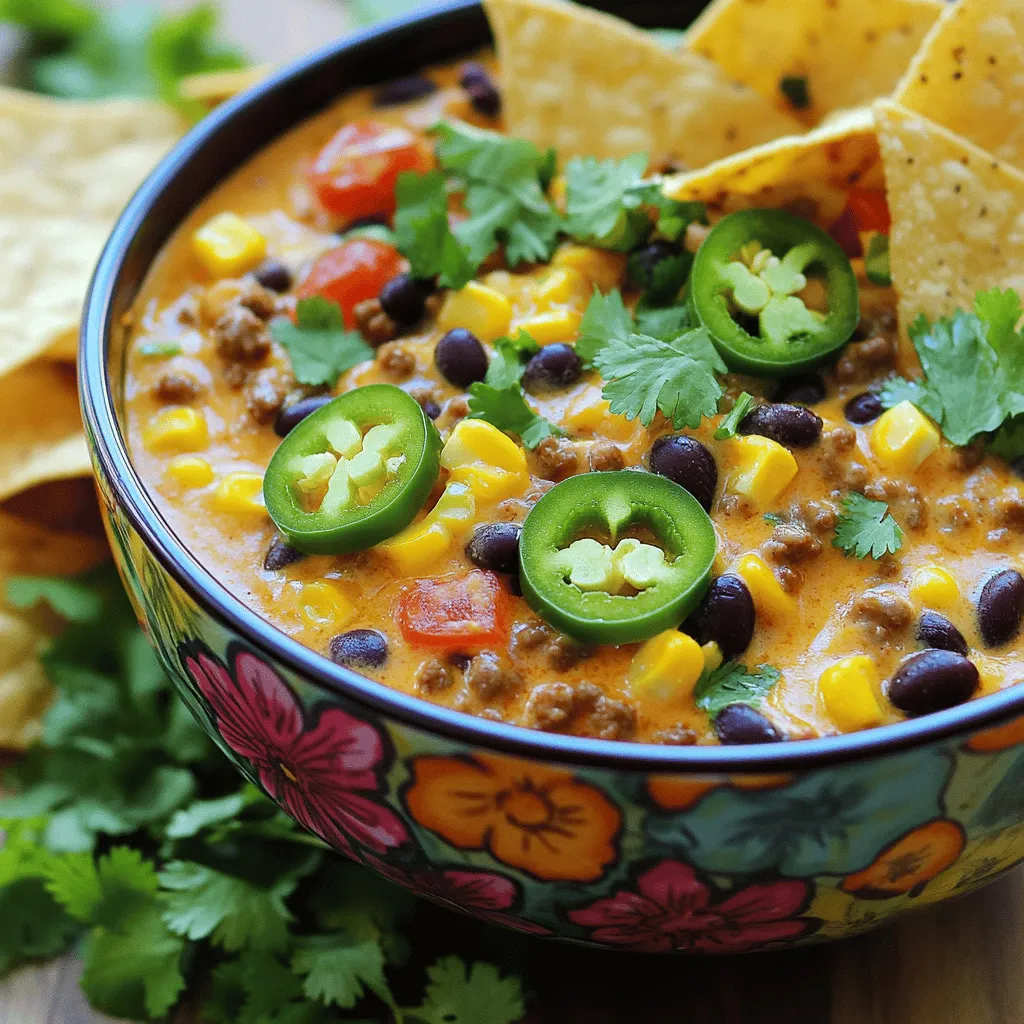 Cowboy Queso Delight Creamy Tex-Mex Cheese Dip
