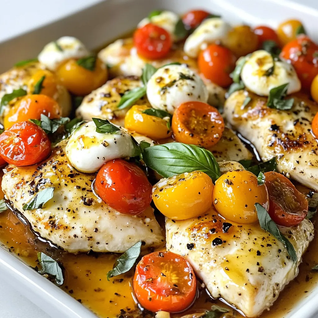 Savory Chicken Caprese Skillet Easy Weeknight Meal