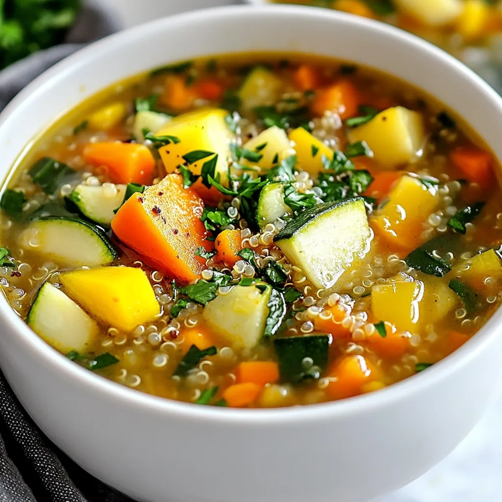 Quinoa Vegetable Soup Hearty and Nourishing Recipe