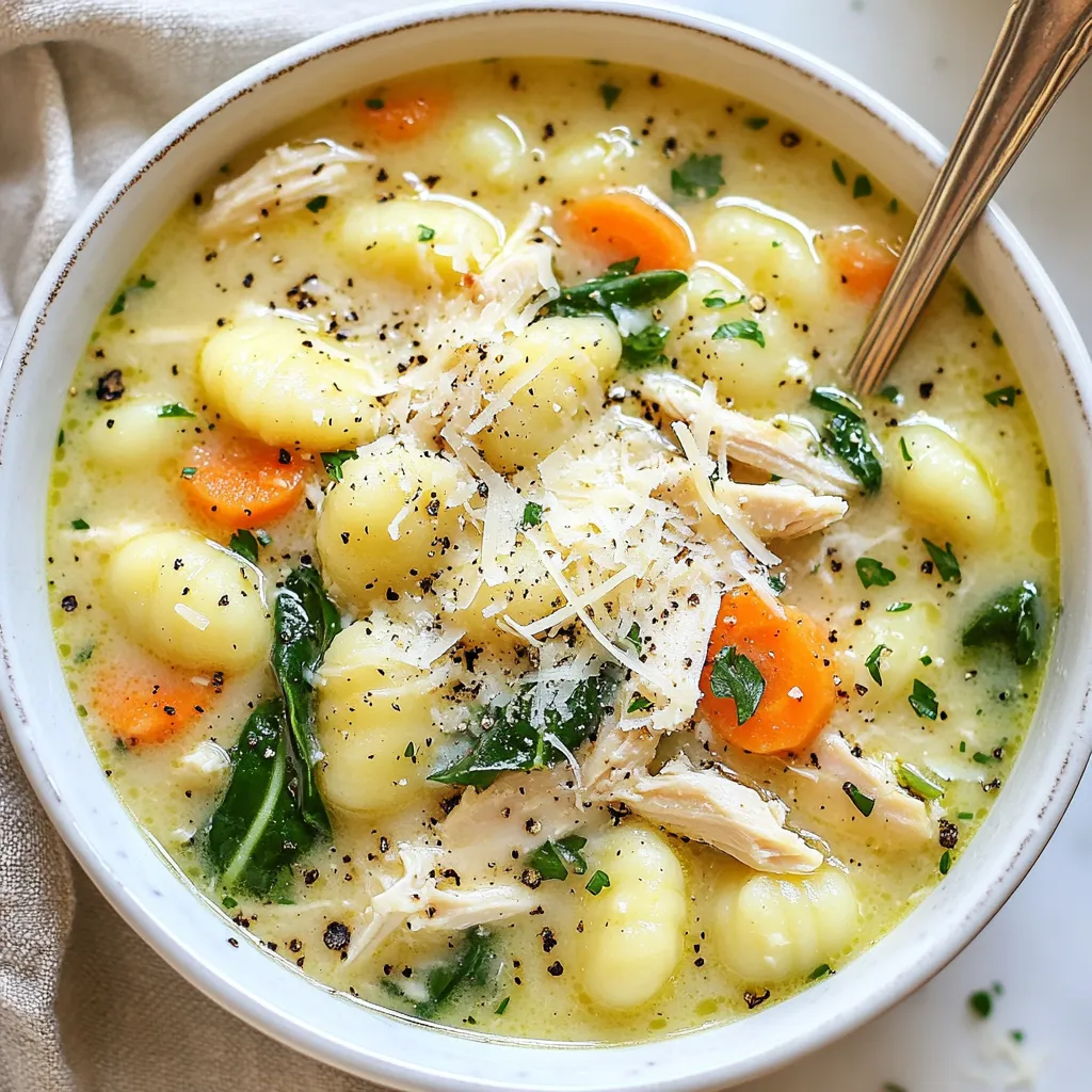 Olive Garden Copycat Chicken Gnocchi Soup Recipe