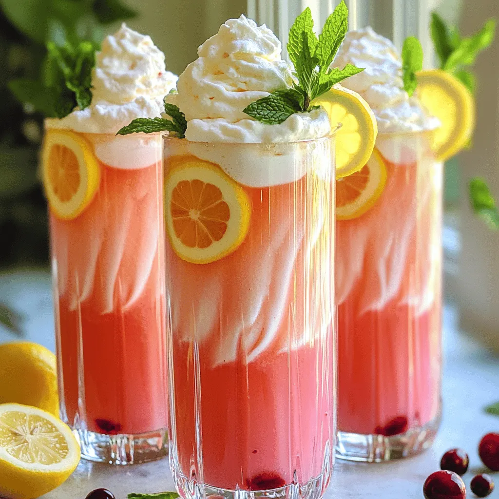 Whipped Pink Lemonade Delightful and Refreshing Treat