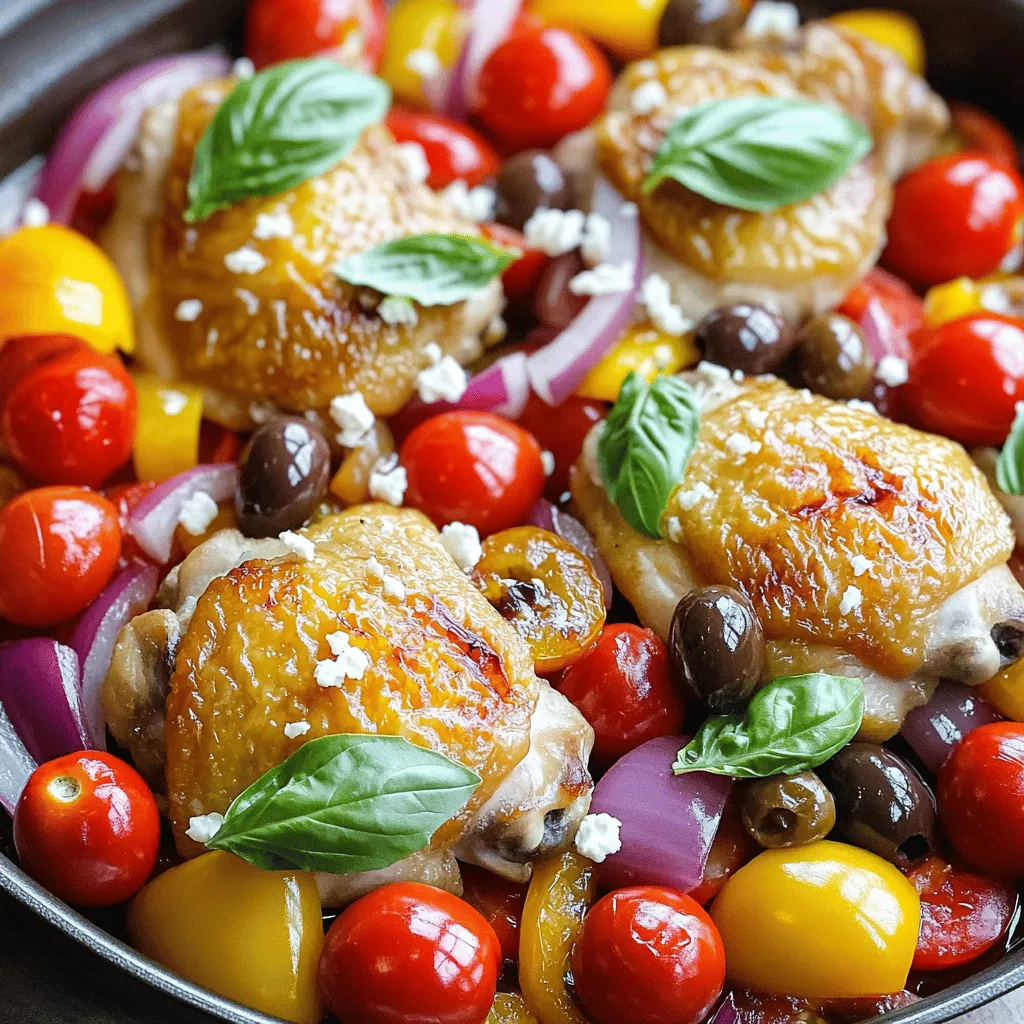 Savory One-Pan Mediterranean Chicken Skillet Delight