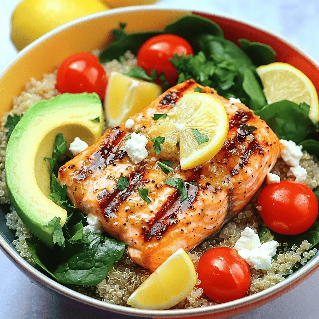 Epic Garlic-Lemon Salmon Power Bowl for Healthy Eating
