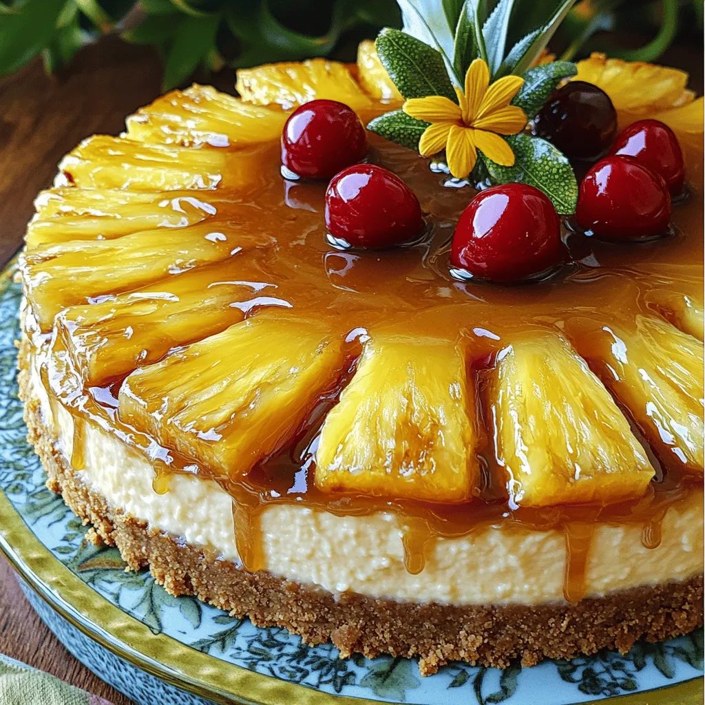 Pineapple Upside-Down Cheesecake Delightful Recipe