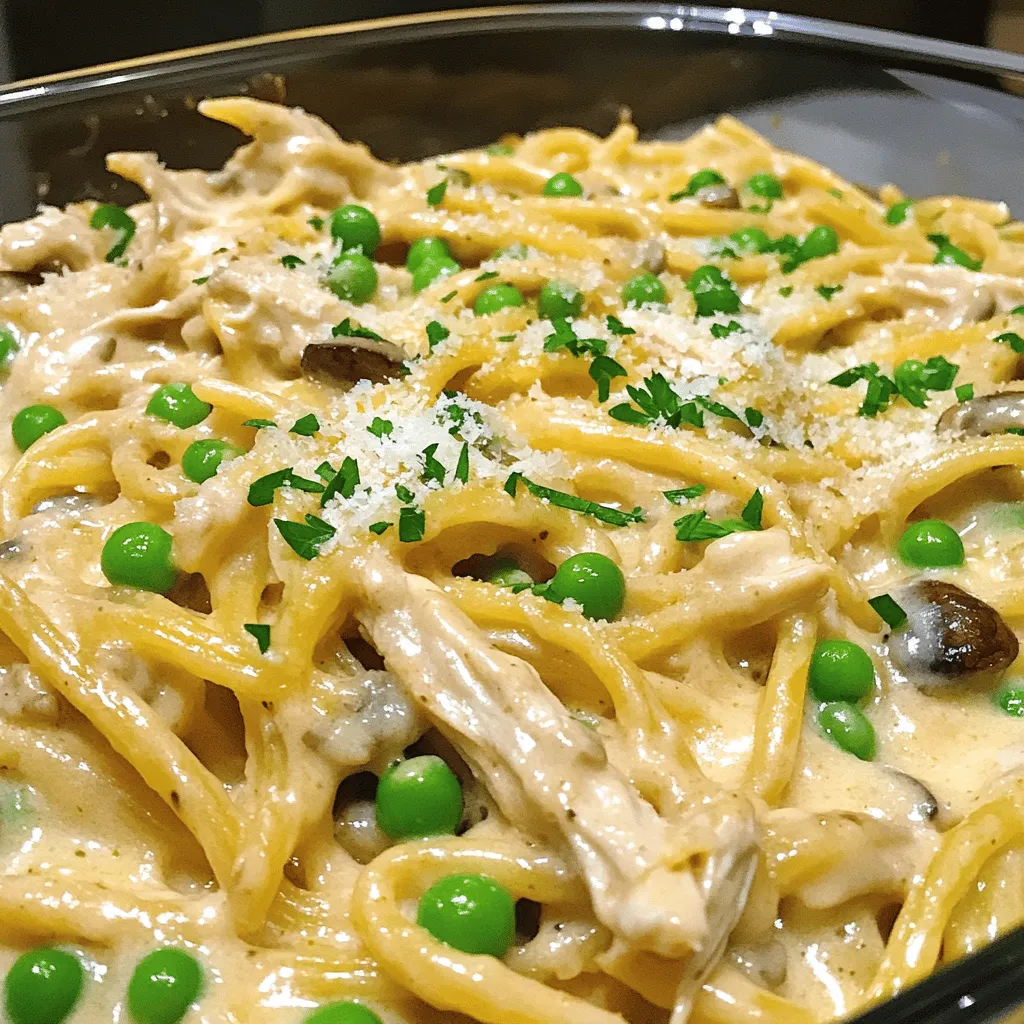 Creamy Chicken Tetrazzini Flavorful and Easy Dinner
