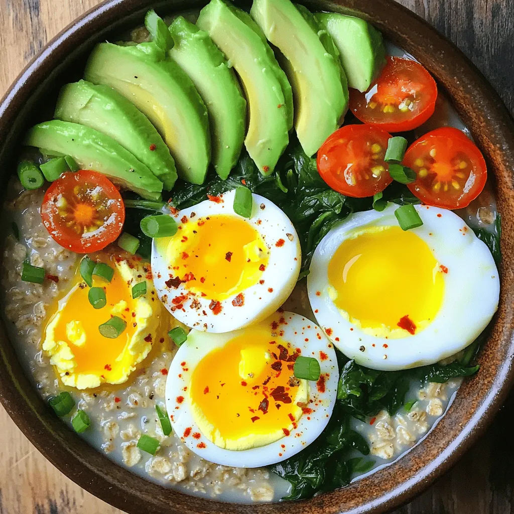 Savory Oatmeal with Eggs Easy and Healthy Recipe