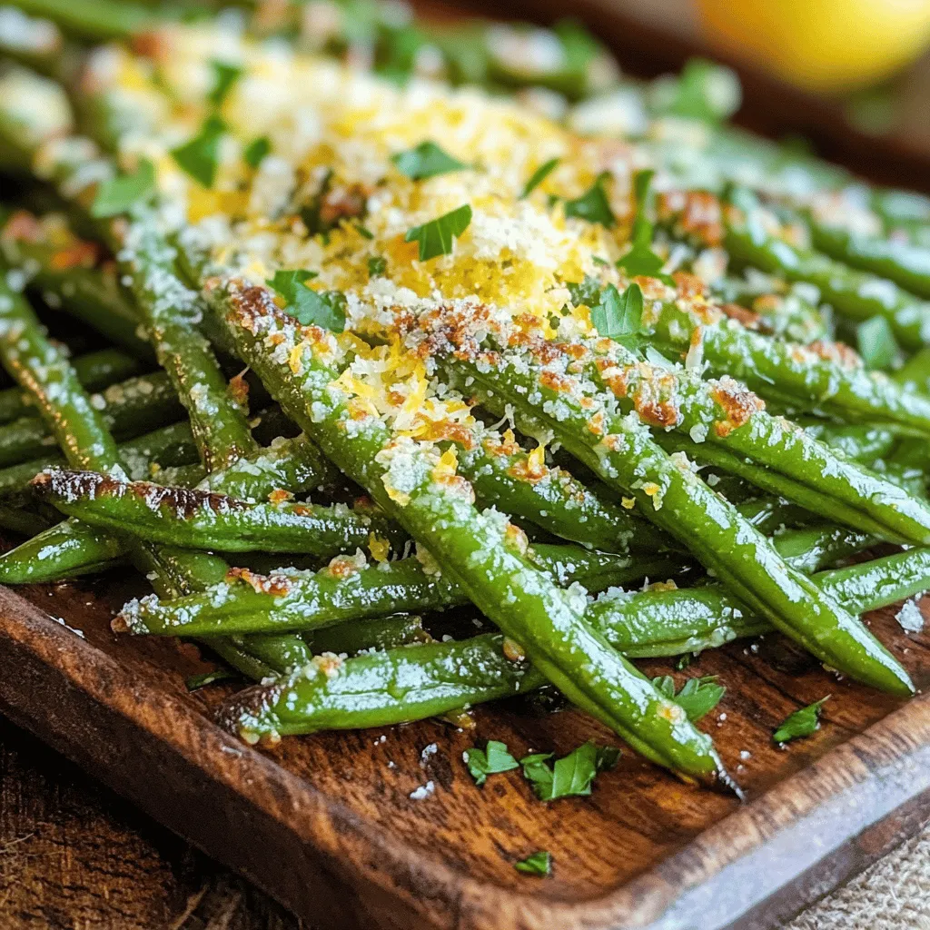 Roasted Parmesan Green Beans Tasty and Simple Side