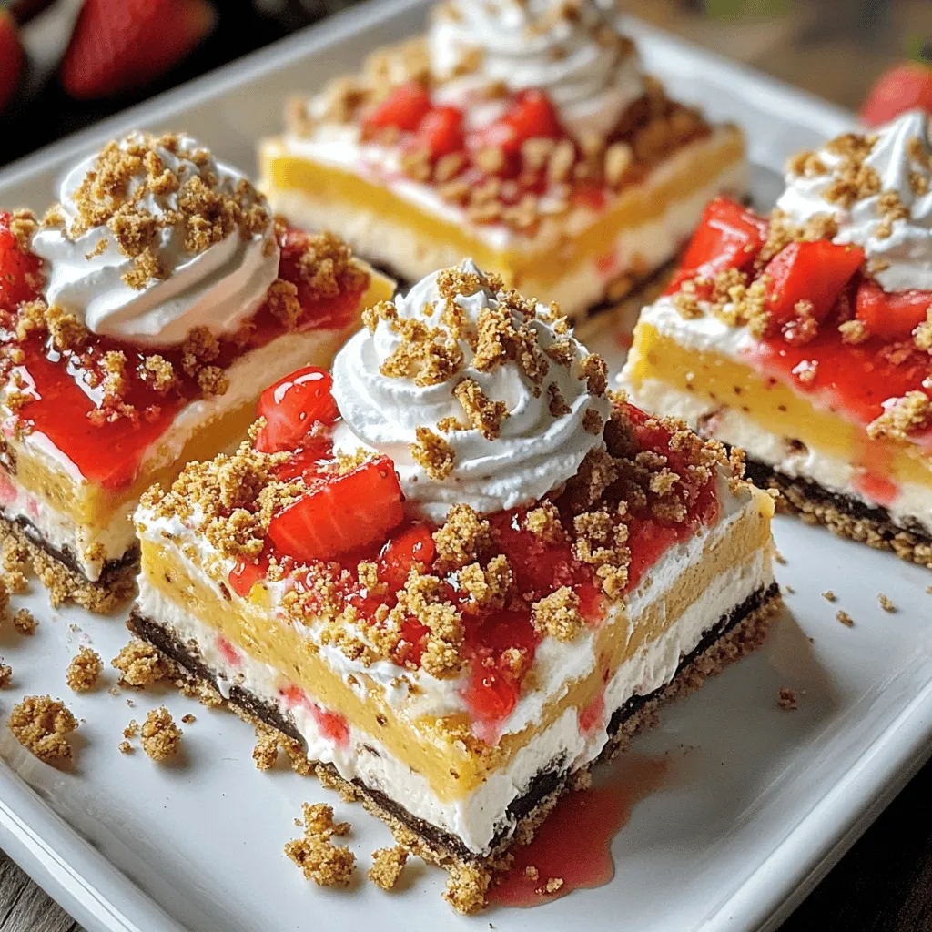 Golden Oreo Strawberry Cheesecake Bars Delightful Recipe