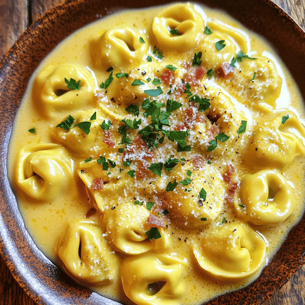 Minute Tortellini Carbonara Simple and Flavorful Meal