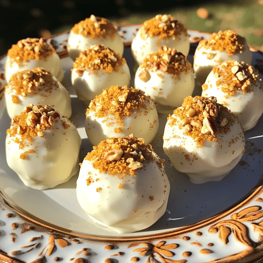 Pumpkin Cheesecake Truffles Deliciously Sweet Treat