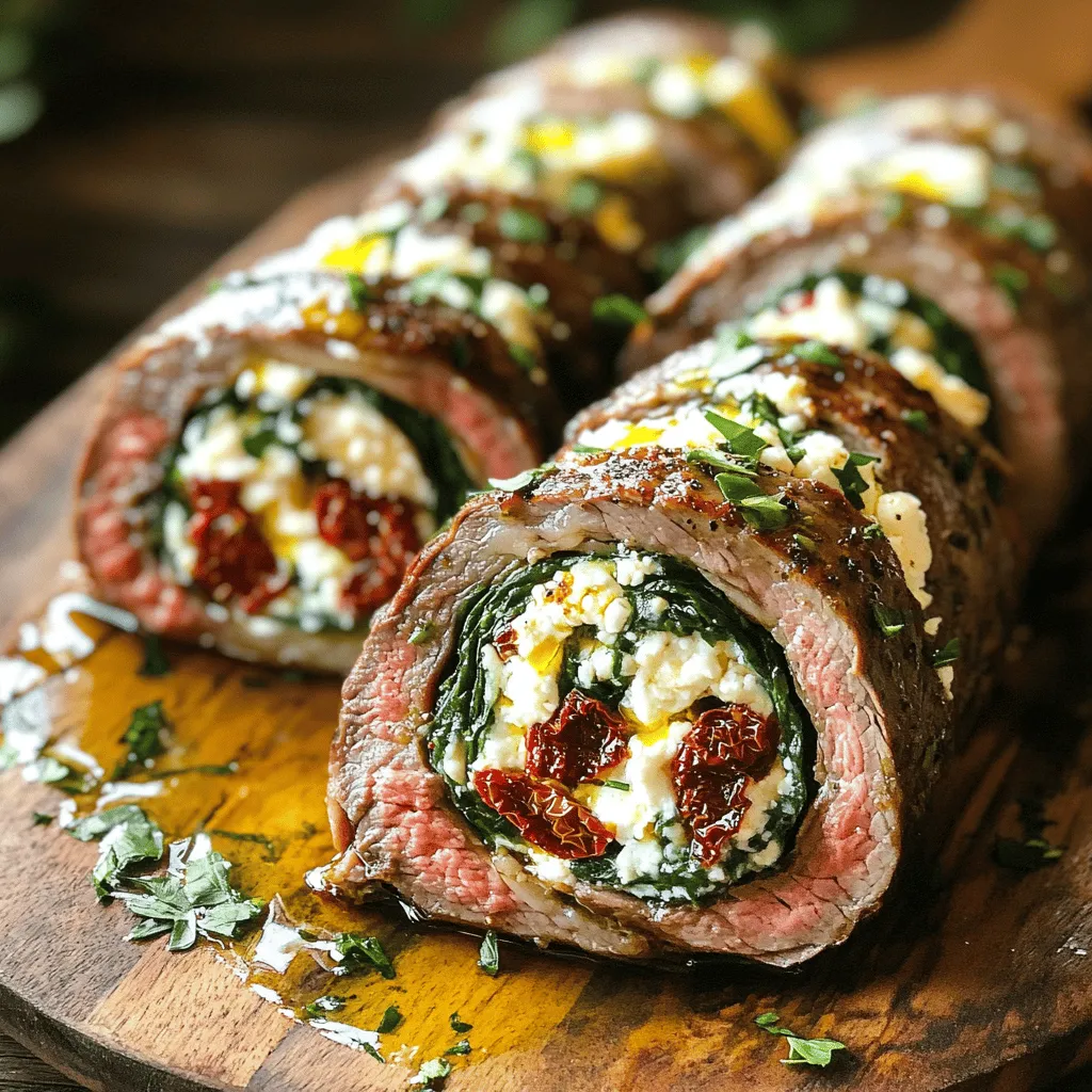 Flavorful Stuffed Flank Steak Simple Preparation Guide