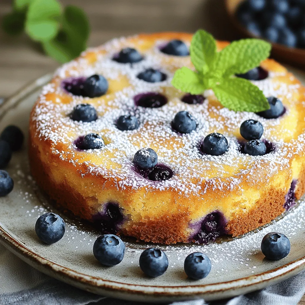 Blueberry Ricotta Breakfast Cake Fluffy and Delightful