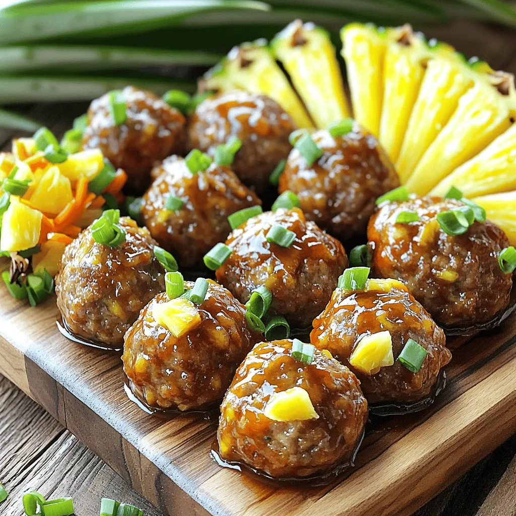 Hawaiian meatballs are a fun twist on a classic dish. They blend tropical flavors with savory goodness. The unique mix of ingredients makes these meatballs special.