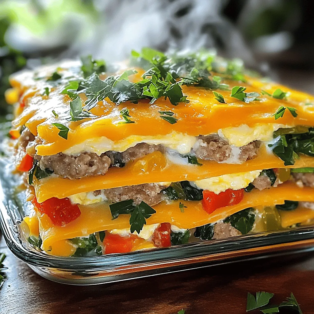 Breakfast Casserole with Sausage Tasty and Simple Dish