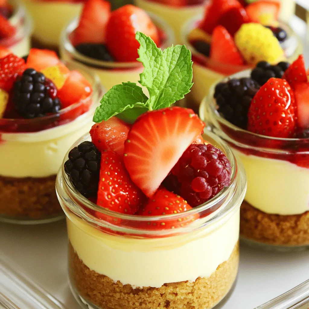 No-Bake Cheesecake Cups Easy and Delicious Dessert