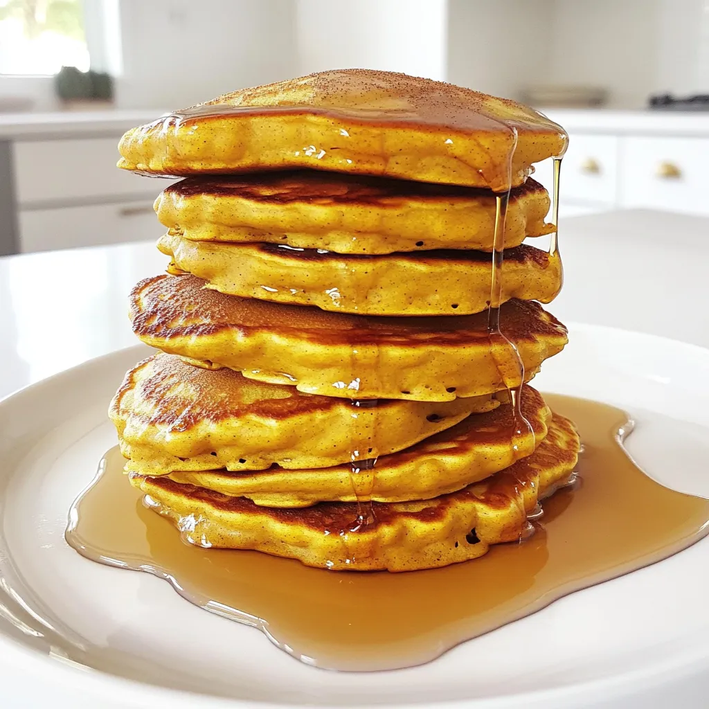 Cottage Cheese Pumpkin Pancakes Healthy Breakfast Treat