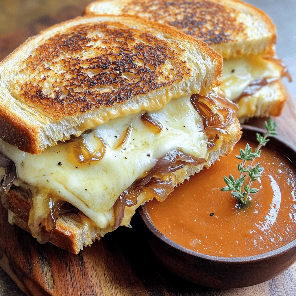 French Onion Grilled Cheese Irresistible Comfort Dish