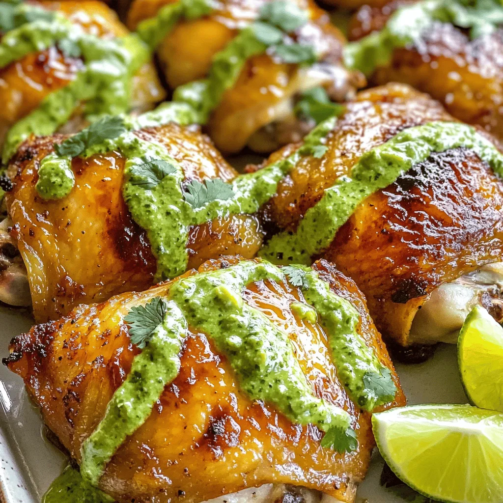 Peruvian Chicken with Green Sauce Flavorful Delight