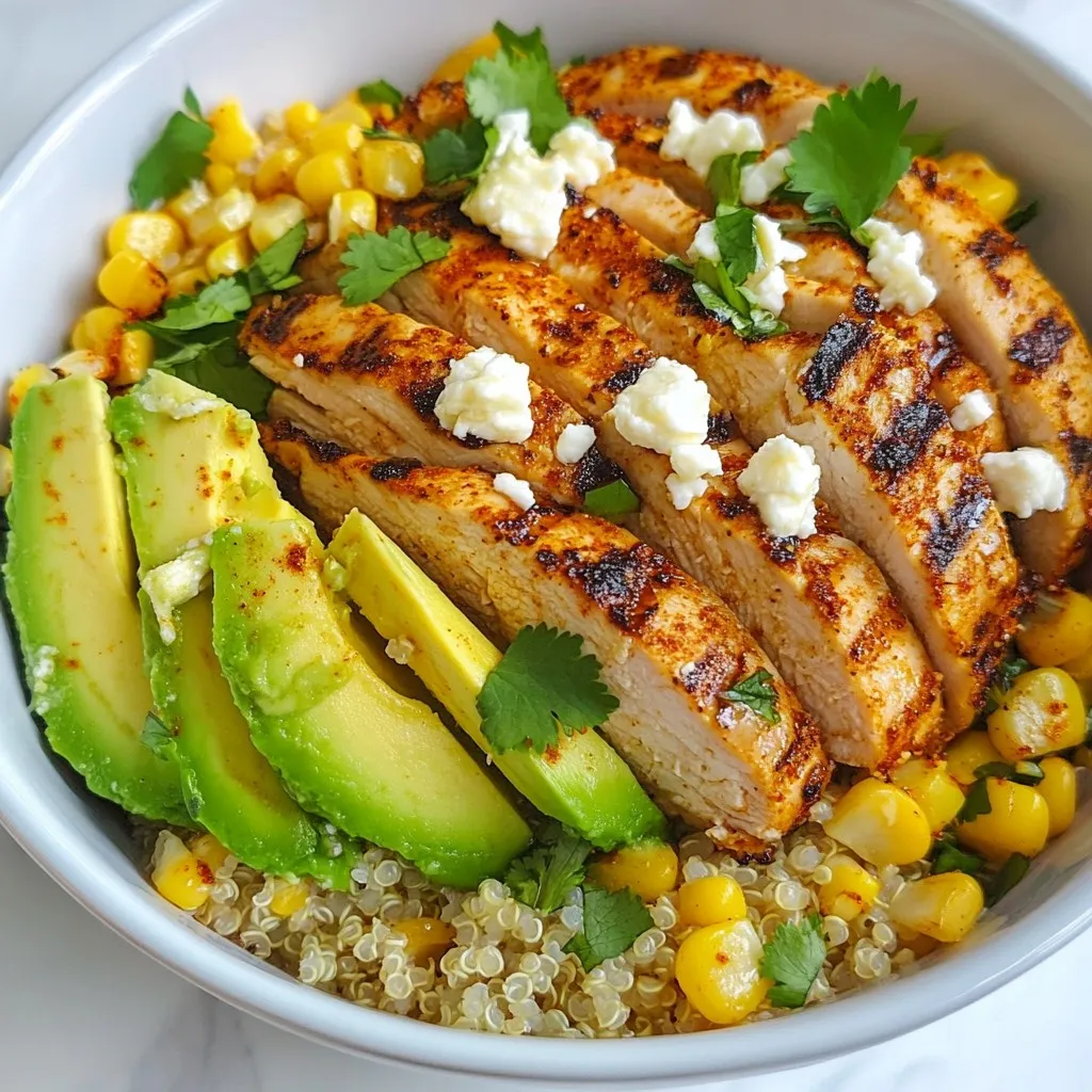 Street Corn Chicken Bowl Flavorful and Satisfying Meal