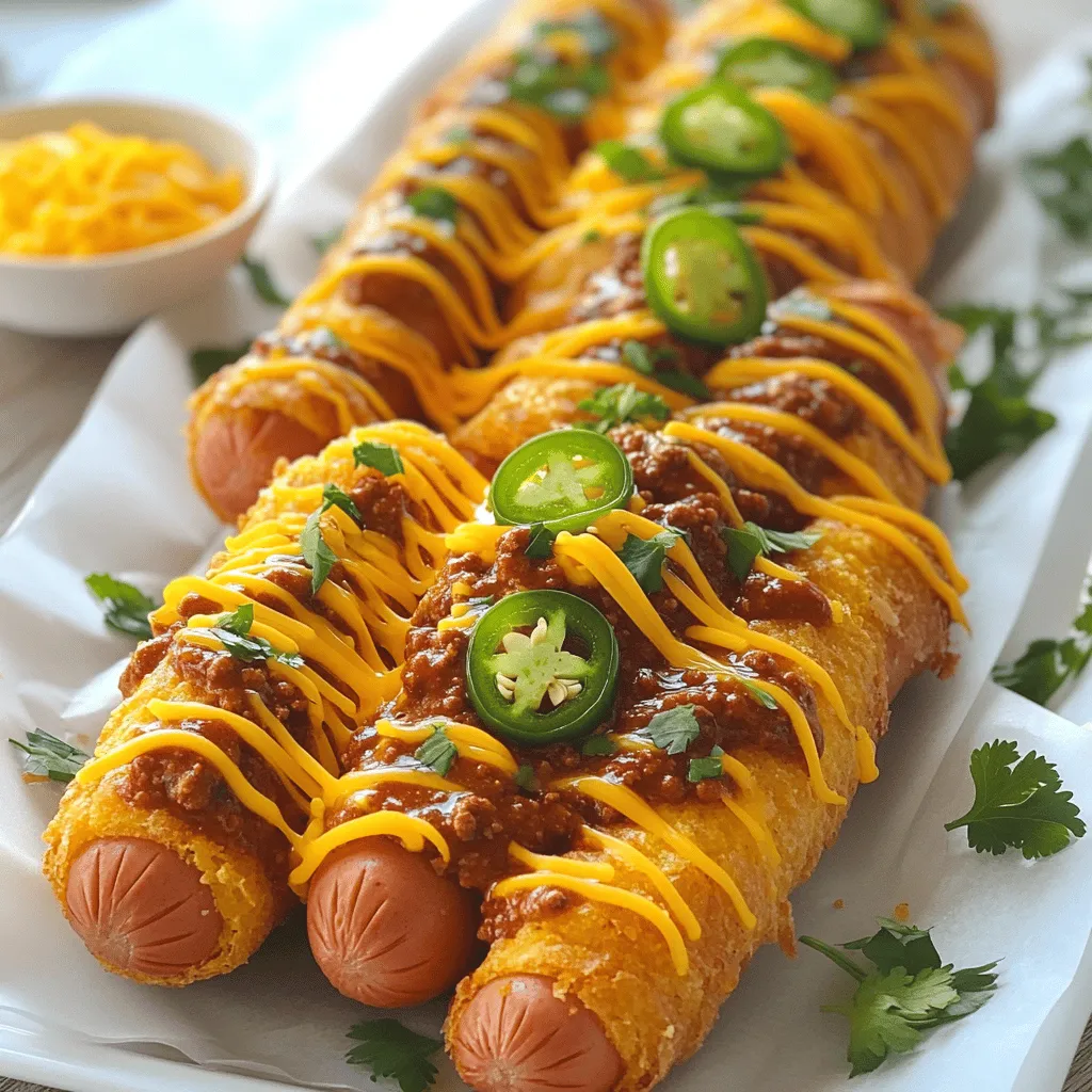 Chili Cheese Corn Dog Simple and Flavorful Treat