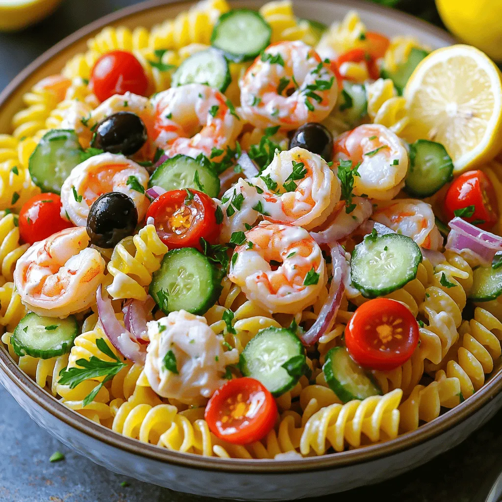Savory Seafood Pasta Salad Refreshing and Simple Recipe