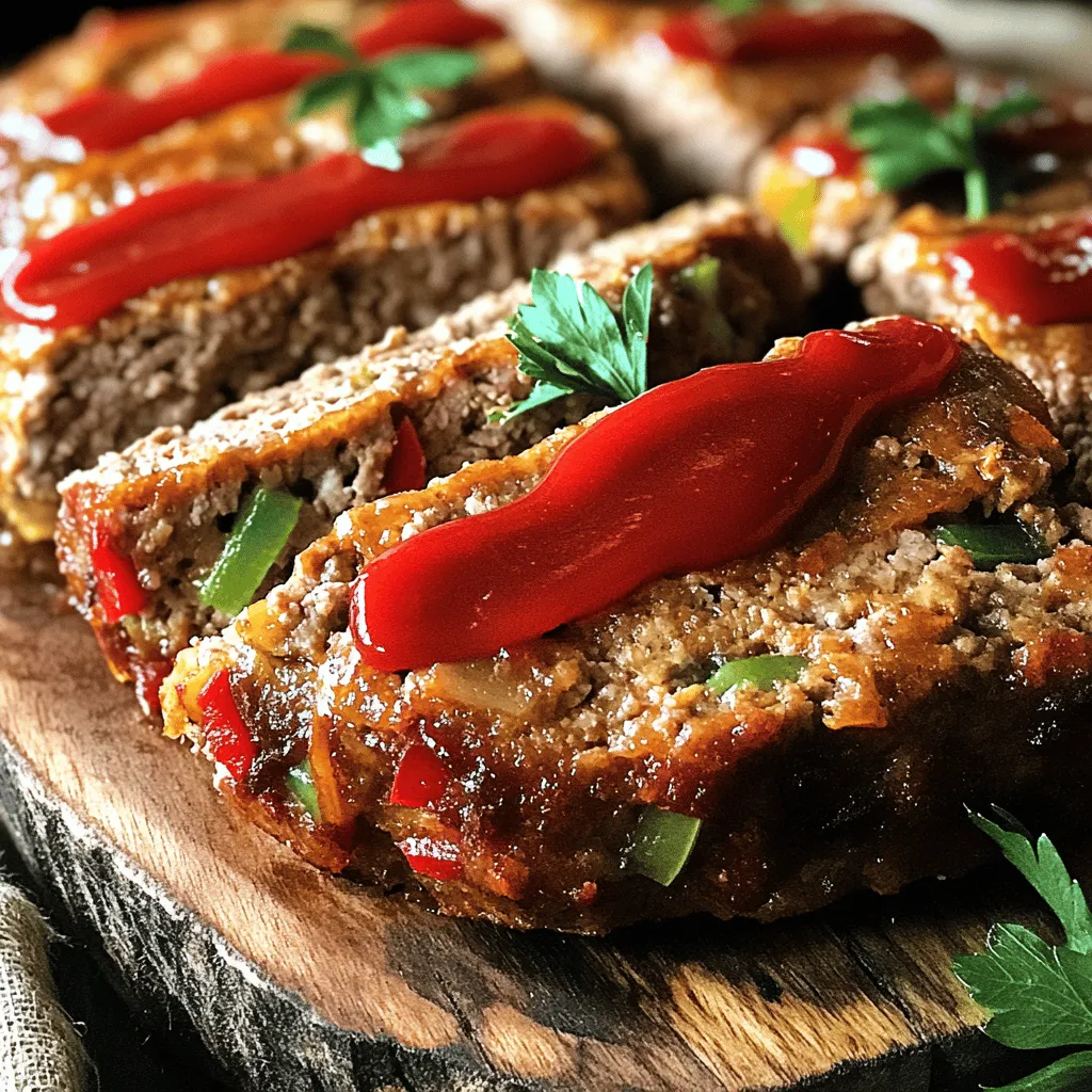 - 1 lb ground beef - 1/2 lb ground turkey - 1 cup breadcrumbs - 1/2 cup finely chopped onion - 1/2 cup finely chopped bell pepper - 2 cloves garlic, minced - 3/4 cup milk - 1 large egg - 3 tablespoons ketchup, plus extra for topping - 2 tablespoons Worcestershire sauce - 1 teaspoon dried thyme - 1 teaspoon dried basil - 1 teaspoon salt - 1/2 teaspoon black pepper - 1/2 cup shredded cheddar cheese (optional)