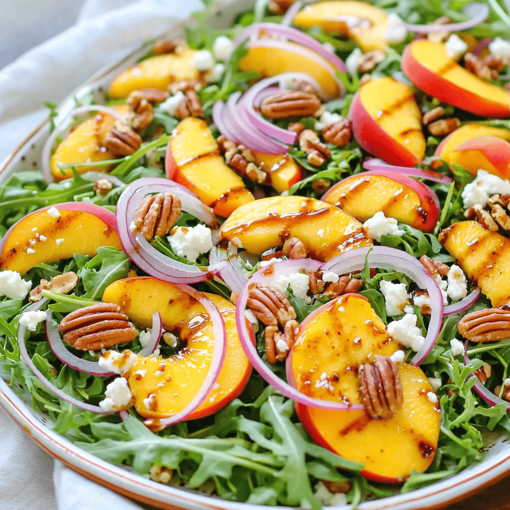 Fresh Summer Peach Salad Delightful and Easy Recipe