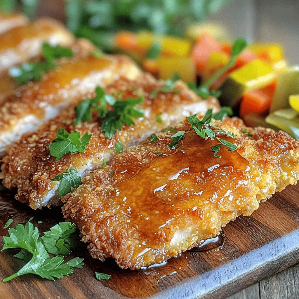 Hot Honey Chicken Cutlets  require some simple yet flavorful ingredients. Here’s what you need:
