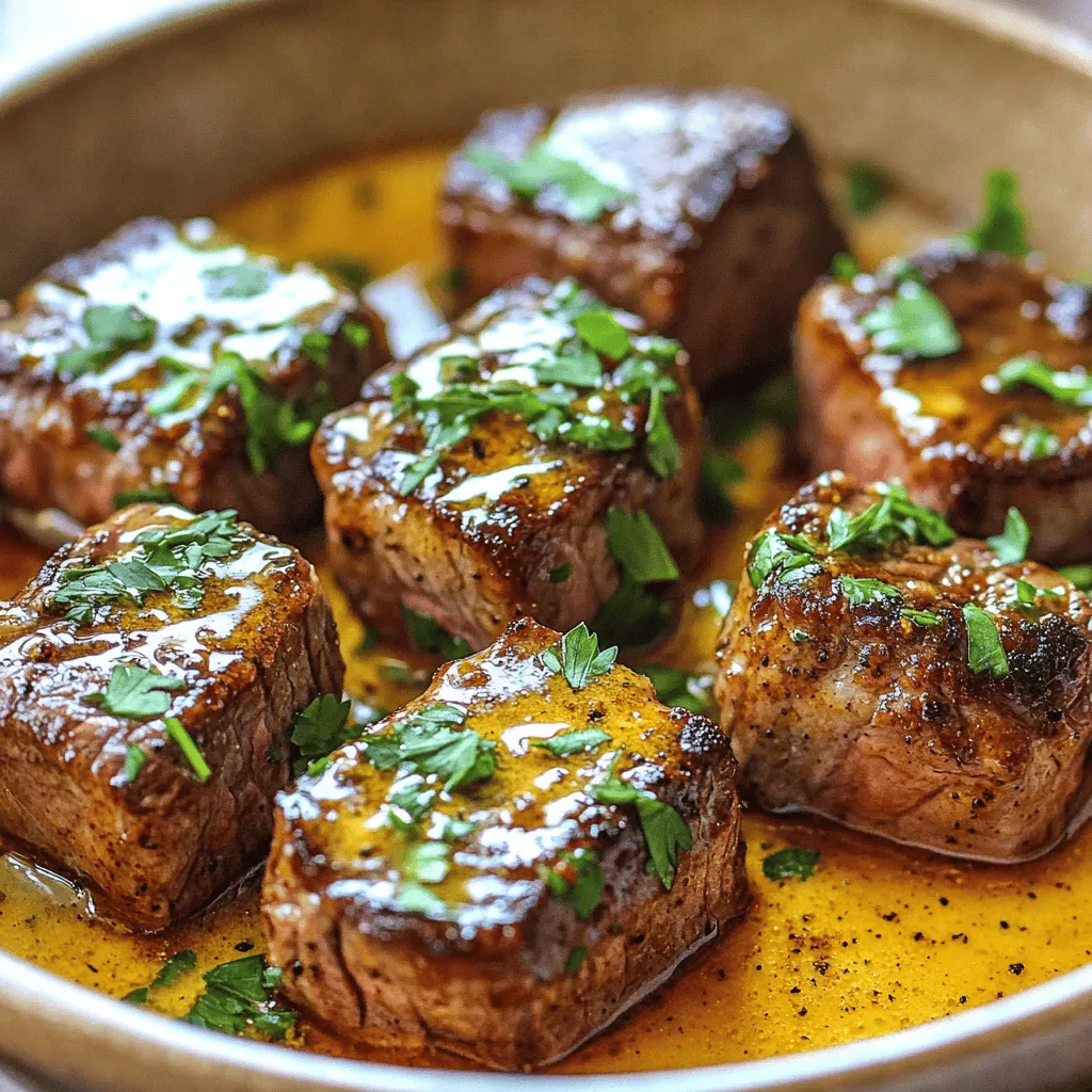 Cajun Garlic Butter Steak Bites Flavorful Savory Dish