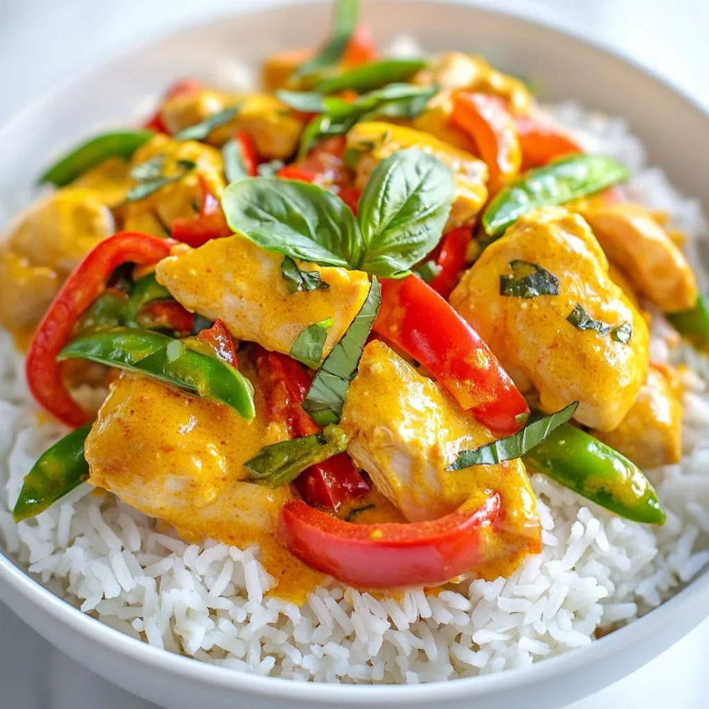 Quick Panang Chicken Curry Fast and Flavorful Meal