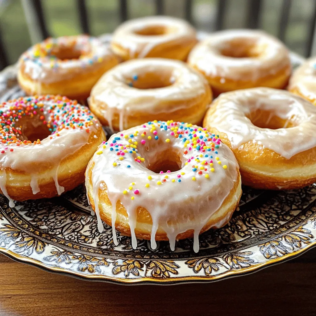 To make these tasty doughnuts, you
