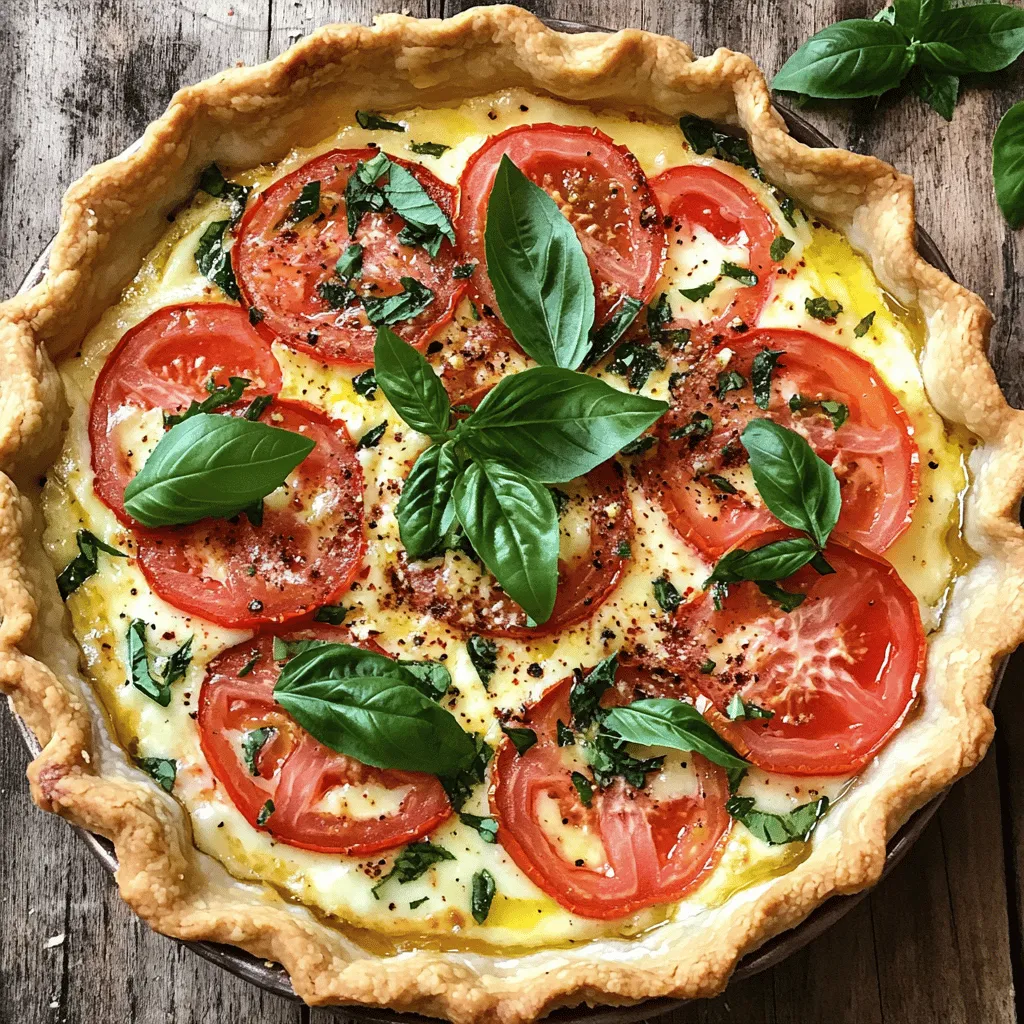 Classic Tomato Pie with Fresh Tomatoes Delightful Dish